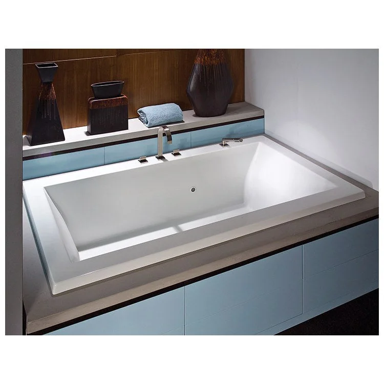 Tub Andrea 14 71 x 42 Inch Drop-In Stream Bath Center Biscuit Acrylic CXL