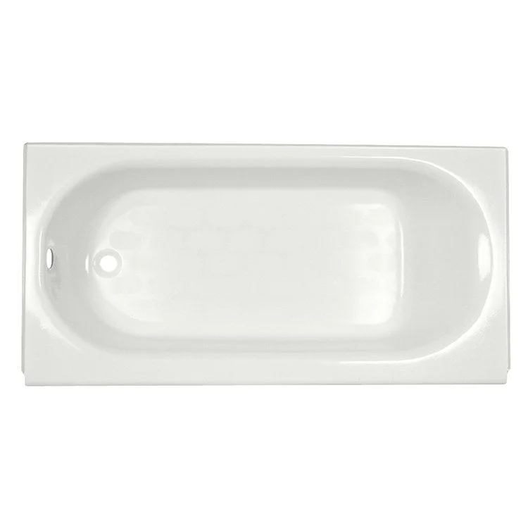 Princeton 60"L x 30"W Recessed Alcove Bathtub with Left-Hand Drain/Chrome Trim