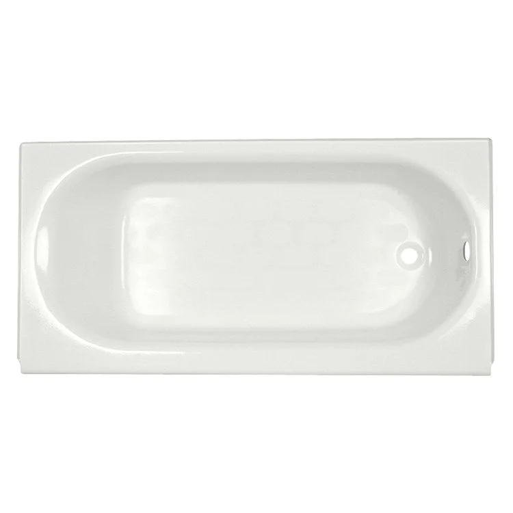 Princeton 60"L x 30"W Recessed Alcove Bathtub with Right-Hand Drain/Chrome Trim