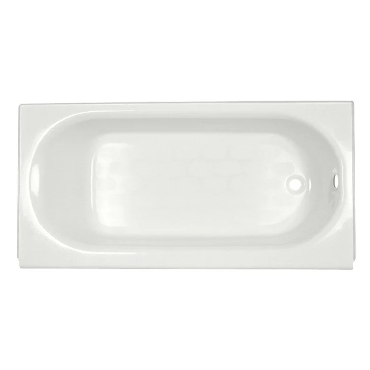 Princeton 60"L x 30"W Recessed Alcove Bathtub with Right-Hand Drain/Luxury Edge