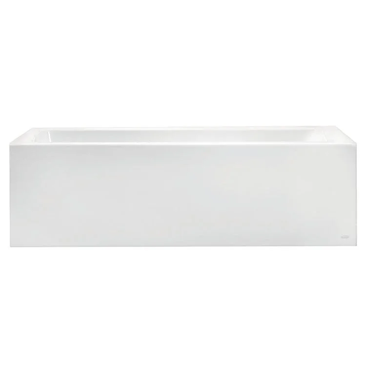 Studio 60"L x 30"W Above Floor Soaking Bathtub with Built-In Apron/Left-Hand Drain Outlet