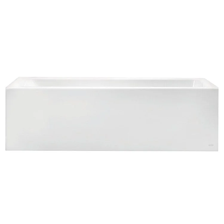 Studio 60"L x 32"W Above Floor Soaking Bathtub with Built-In Apron/Right-Hand Drain Outlet