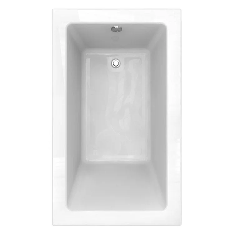 Studio 60"L x 36"W Soaking Bathtub with Zero Edge Profile