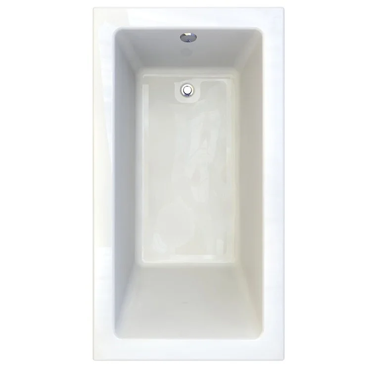 Studio 72"L x 36"W Soaking Bathtub with Zero Edge Profile