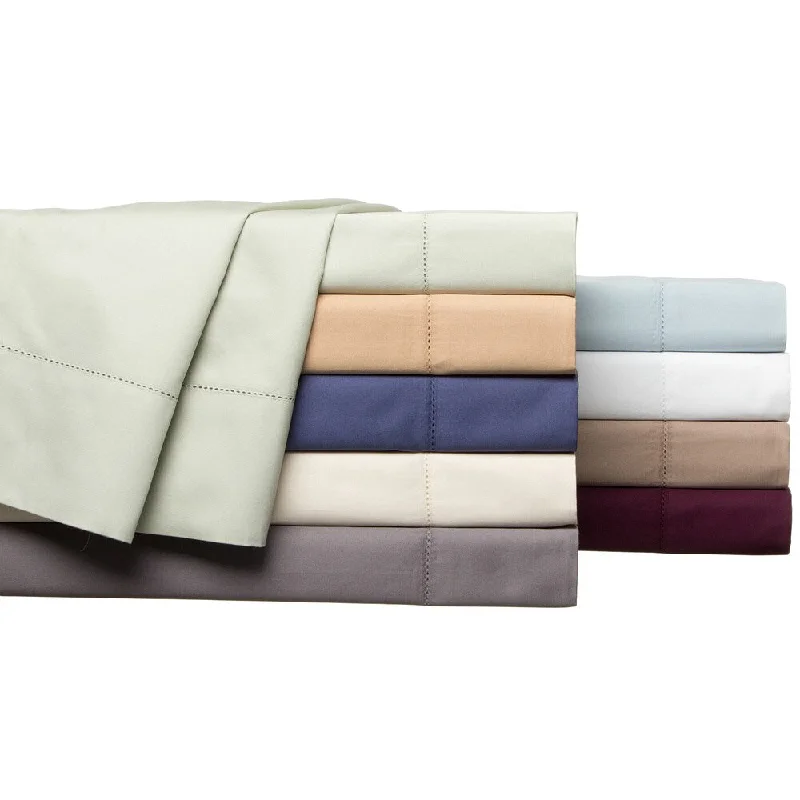 Andiamo Solid 500 Thread Count 100 Percent Cotton Deep Pocket Bed Sheet Set