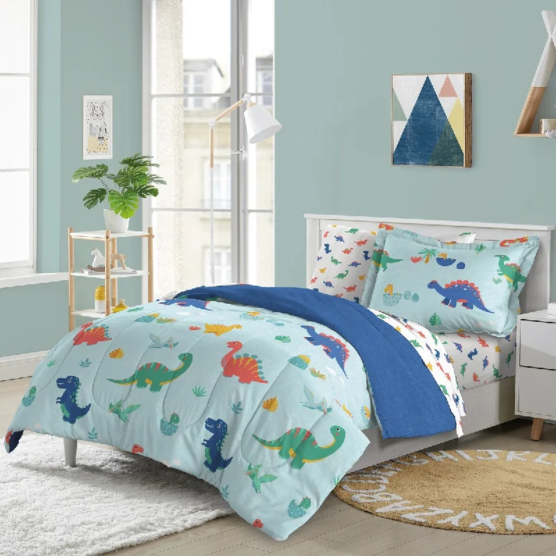 Dream Factory Sweet Dino Bed-In-A-Bag Comforter Set