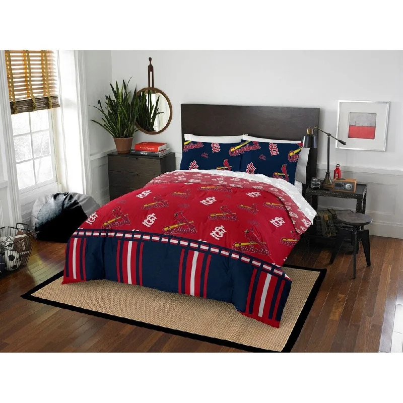 MLB 864 St Louis Cardinals Full Bed In a Bag Set