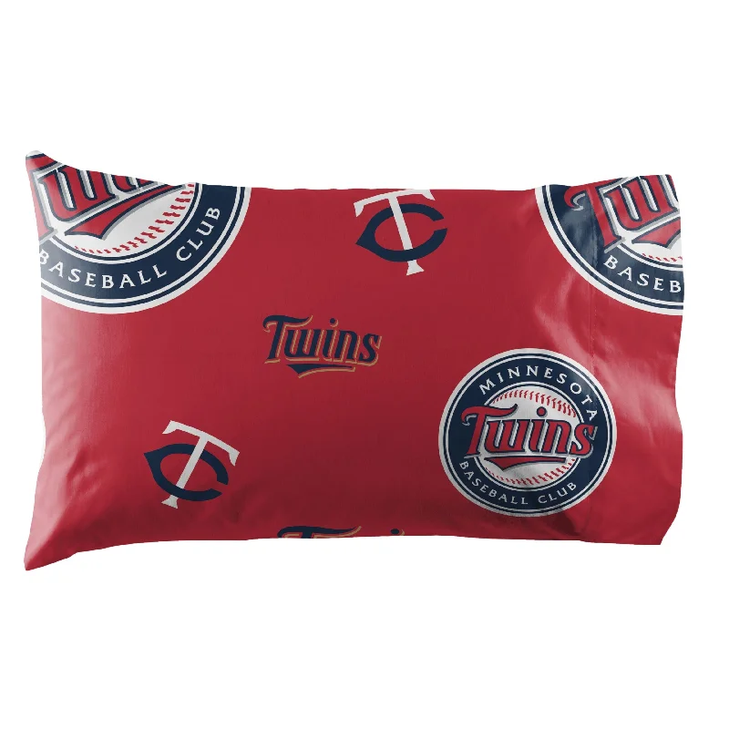 MLB Minnesota Twins Rotary 5-piece Queen Bed In a Bag Set