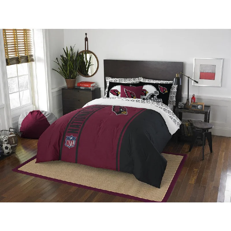 The Northwest Company NFL Arizona Cardinals Full 7-piece Bed in a Bag with Sheet Set