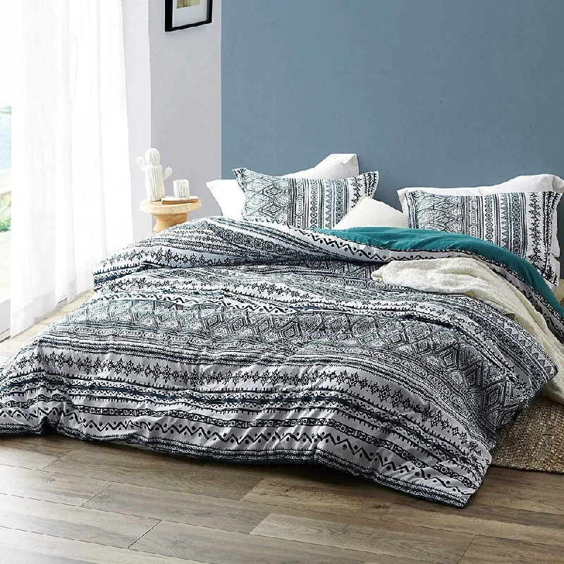 Zanzibar Teal - Oversized Comforter - Supersoft Microfiber Bedding