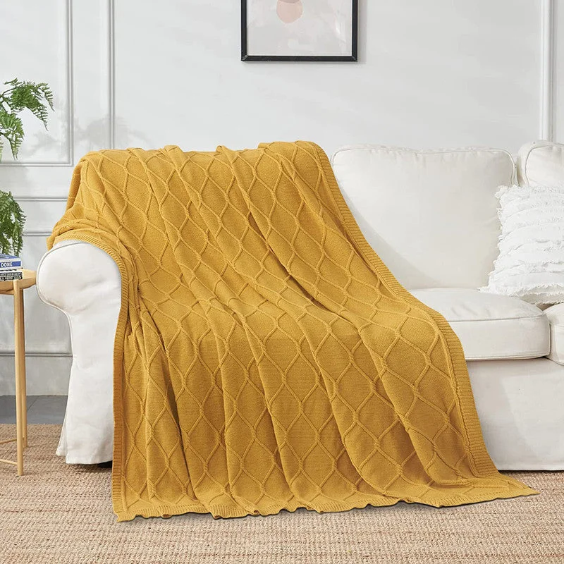 Artvin 50" x 60" Throw - Mustard