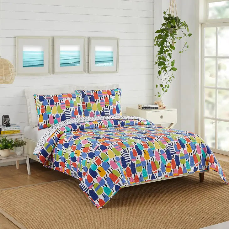 Buoys King Quilt Set