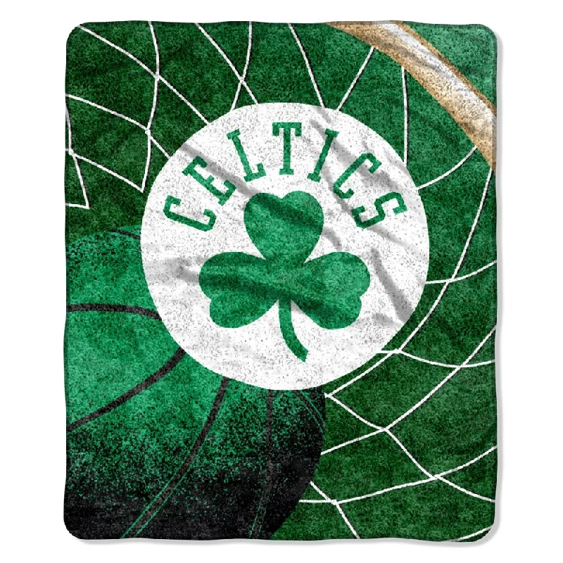 Celtics Sherpa Throw Blanket Reflect