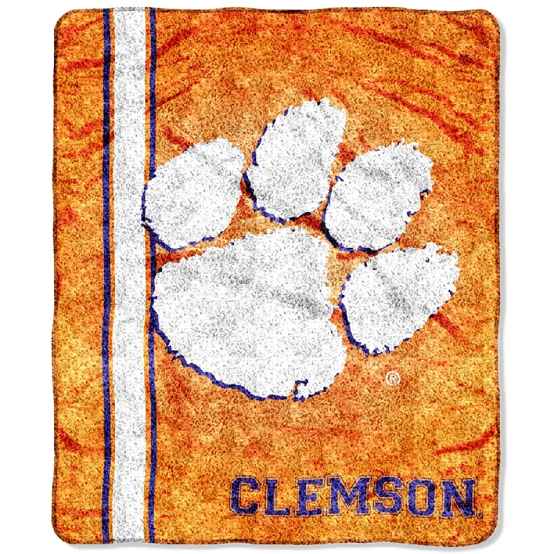 Clemson Sherpa Throw Blanket