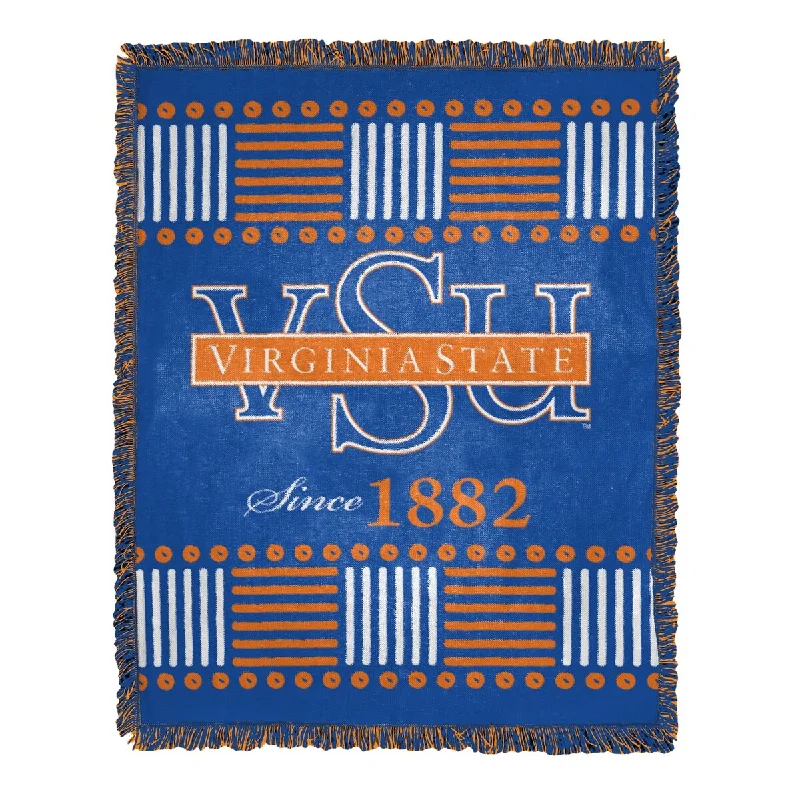 COL 019 Virginia State Homage Jacquard Throw,46"x60"