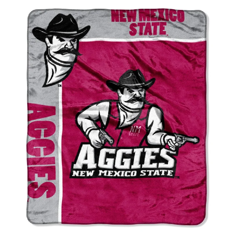 COL 703 New Mexico State School Spirit Raschel Throw