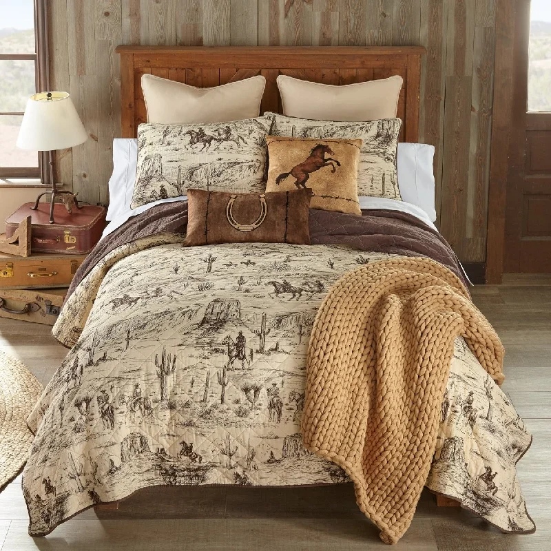 Cowboy Quilt Set - 3 Sizes