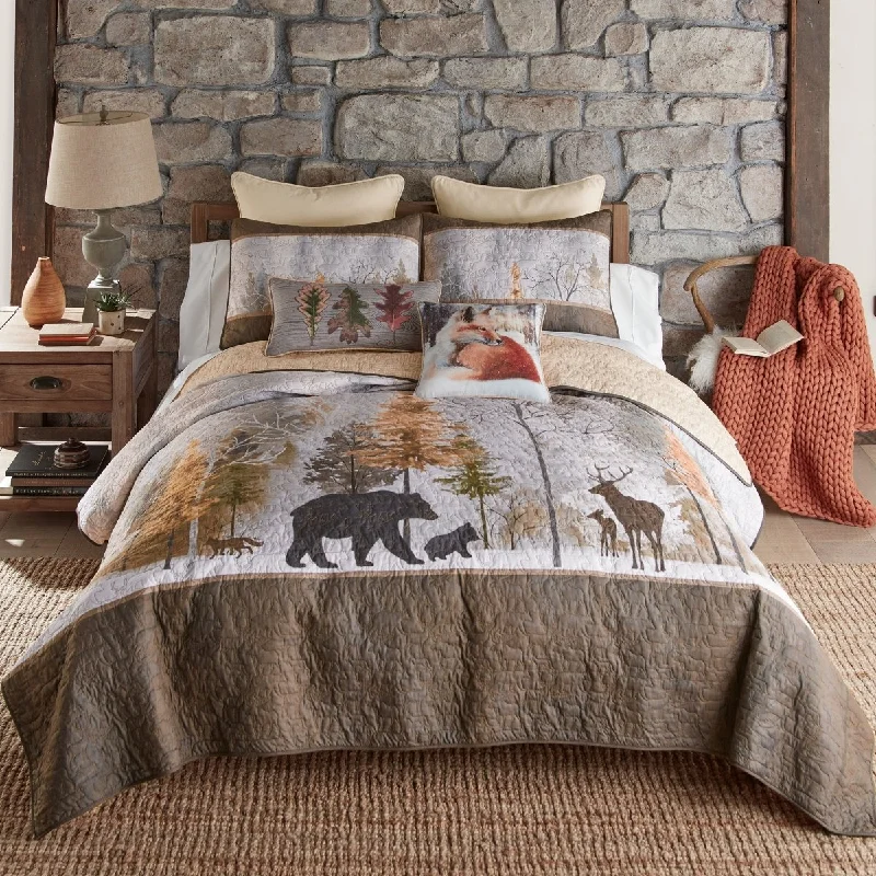 Dawn Mist 3Pc Quilt Set - King