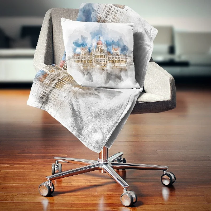 Designart 'Hungarian Parliament Building' Throw Blanket