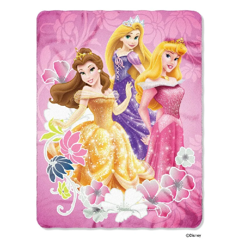 ENT 018 Princess Shining Flowers Blanket