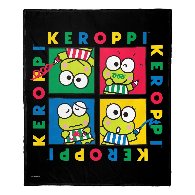 ENT 236 Painting Keroppi Silk Touch Throw Blanket