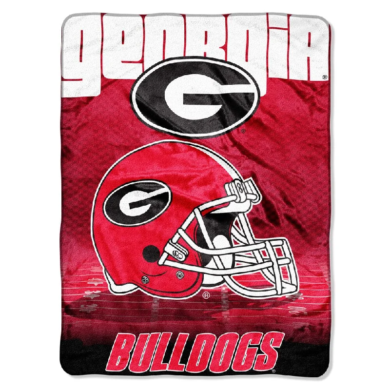 Georgia Overtime Micro Fleece Throw Blanket