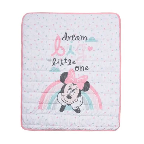 Going Dotty Disney Minie Mouse Quilted Blanket