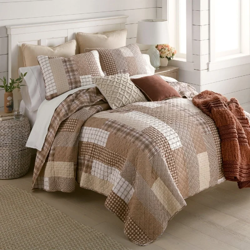 Highland Plaid Reversible 3-Pc Quilt Set - King