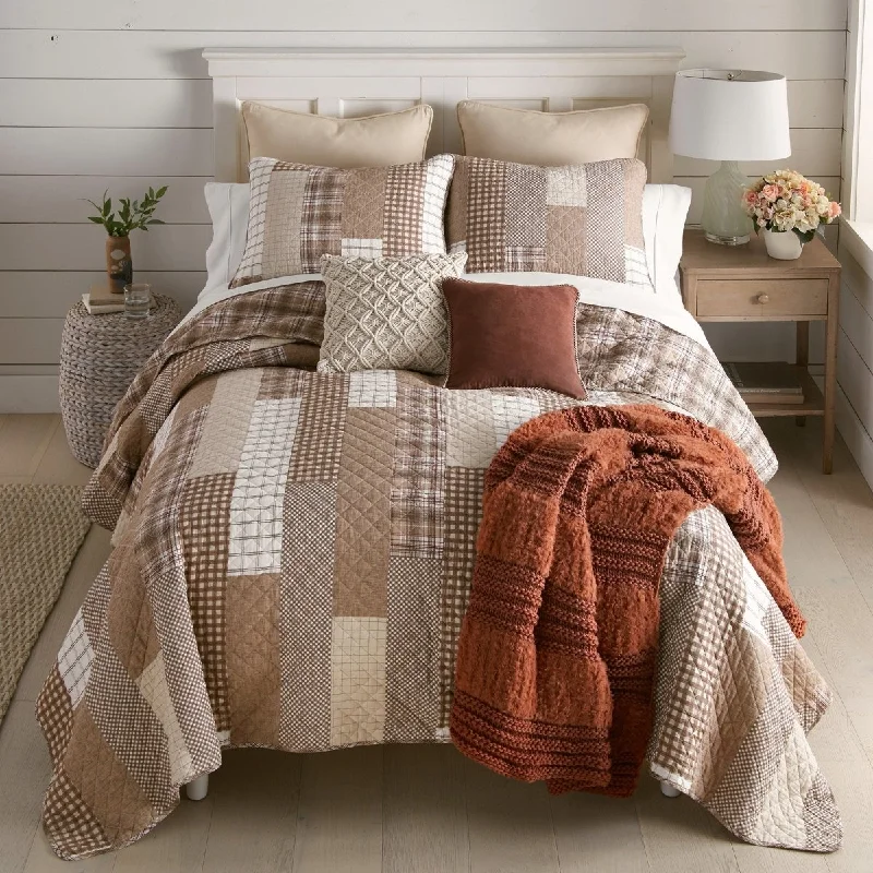 Highland Plaid Reversible Quilt Set - Twin