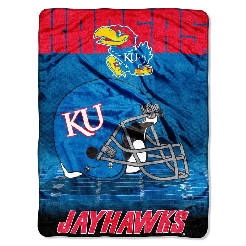 Kansas Overtime Micro Fleece Throw Blanket