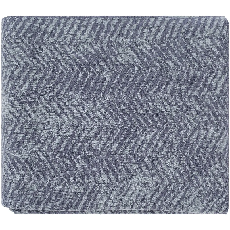 Lahja Dark Blue 50" x 60" Modern Throw