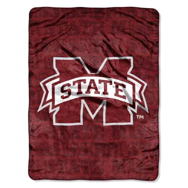 Mississippi State Grunge Micro Fleece Blanket