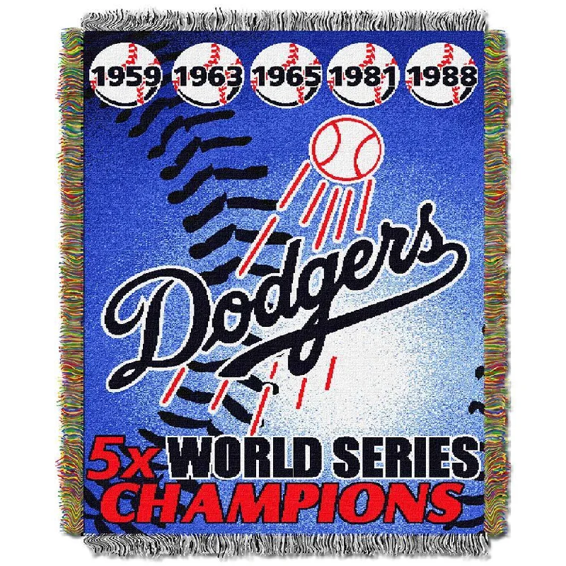 MLB Los Angeles Dodgers Woven Tapestry Throw