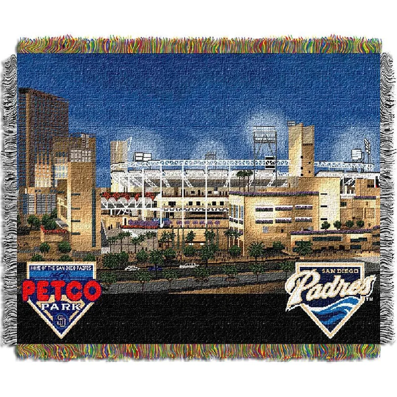 MLB San Diego Padres Petco Park Woven Tapestry Throw