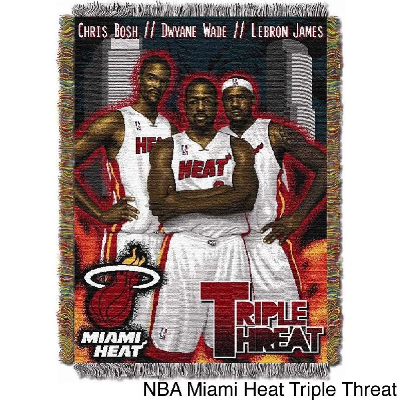 NBA Miami Heat Woven Tapestry Throw