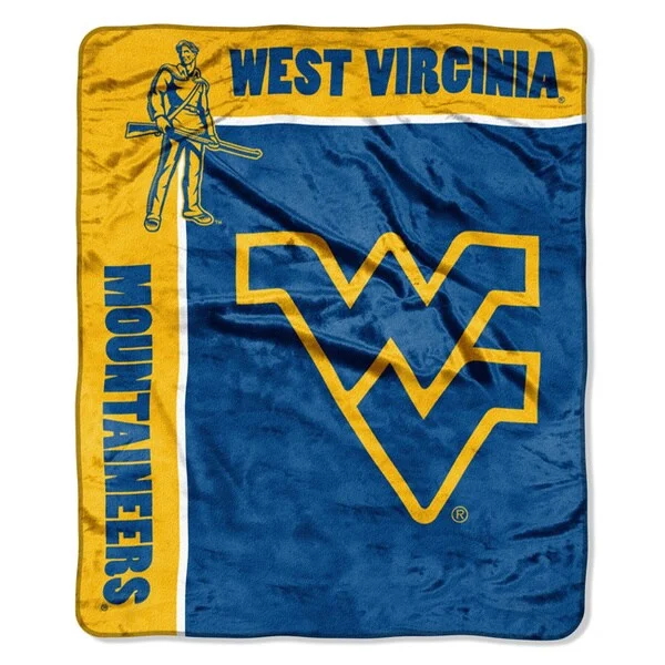 NCAA Raschel West Virginia University Mountaineers School Spirit Throw