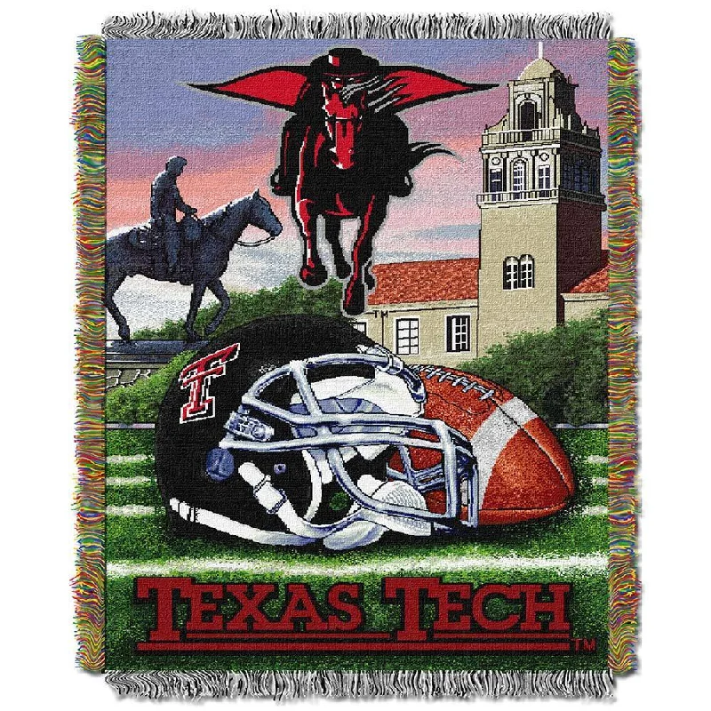 NCAA Texas Tech University Red Raiders School Tapestry Throw