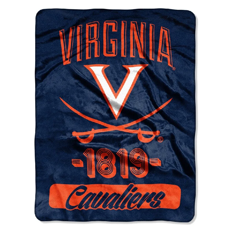 NCAA Virginia College Varsity Micro Throw Blanket