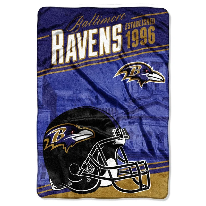 NFL 076 Ravens Stagger Micro Oversize Throw