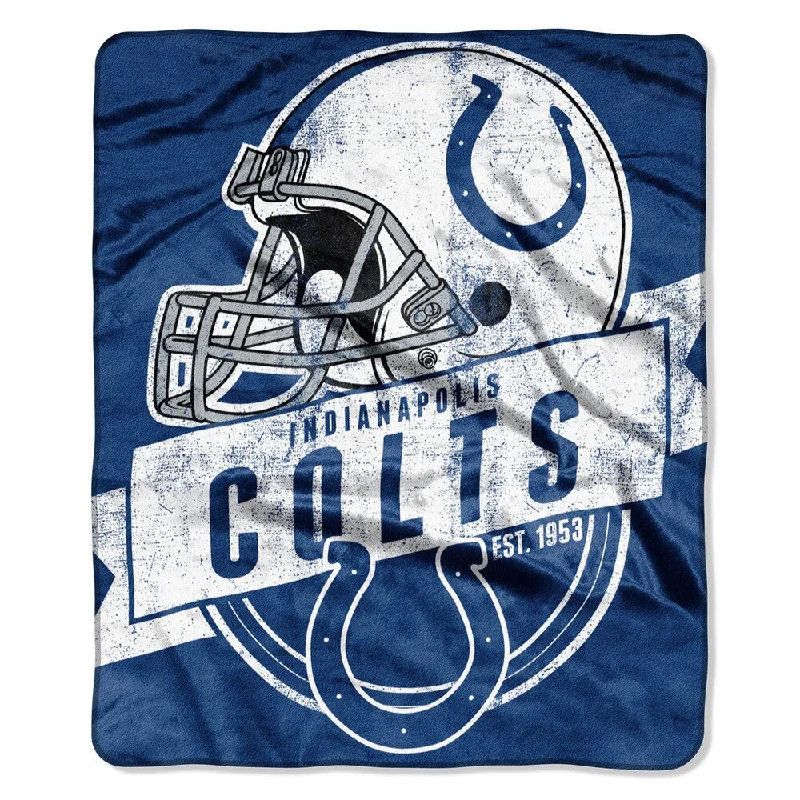 NFL 708 Colts Grand Stand Raschel Throw