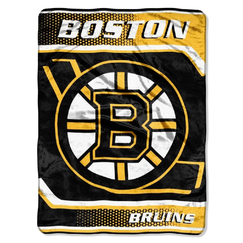 Raschel NHL Boston Bruins Banner Throw