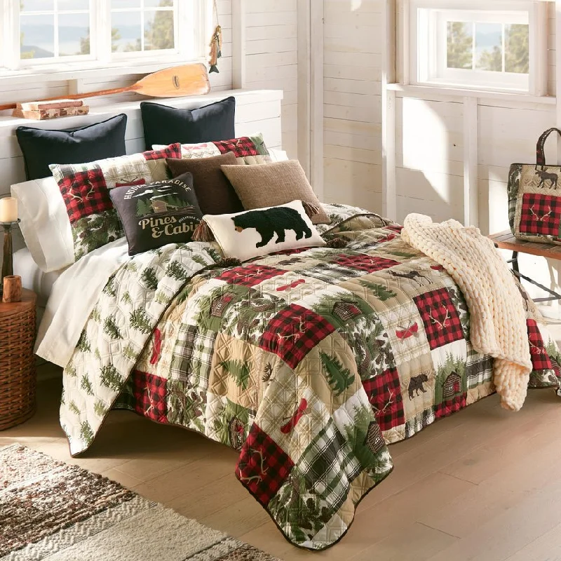 Cedar Lodge Quilt Set - King