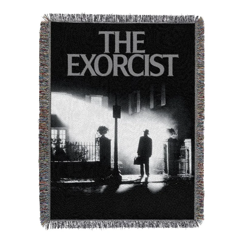 The Exorcist Expected Woven Tapestry Throw