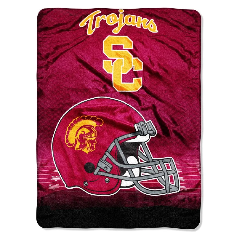 USC Overtime Micro Fleece Throw Blanket - Multi