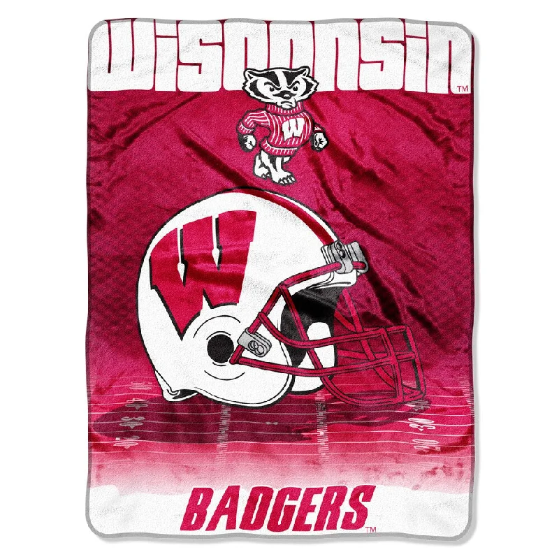 Wisconsin Overtime Micro Fleece Throw Blanket