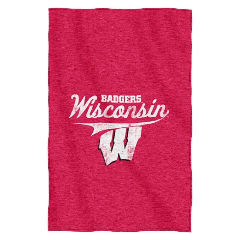 Wisconsin Sweatshirt Throw Blanket